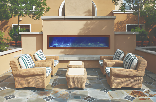 Can You Use an Electric Fireplace Outside?