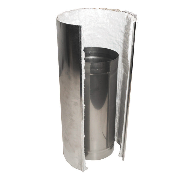 Olympia Chimney & Venting 11" Rhino Rigid Liner Snap Wrap Insulation - 2' Sections (1 Pack Of 2) - INSW-11