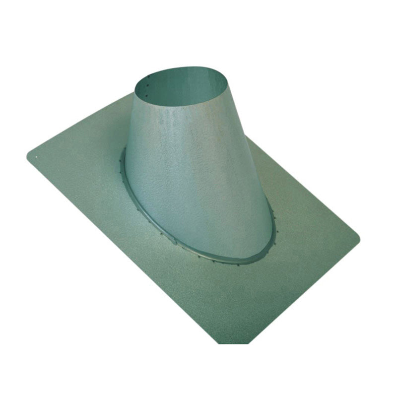 Olympia Chimney & Venting 8" Ventis Class-A Galvanized 0/12 To 6/12 Pitch Vented Roof Flashing - VA-F0806