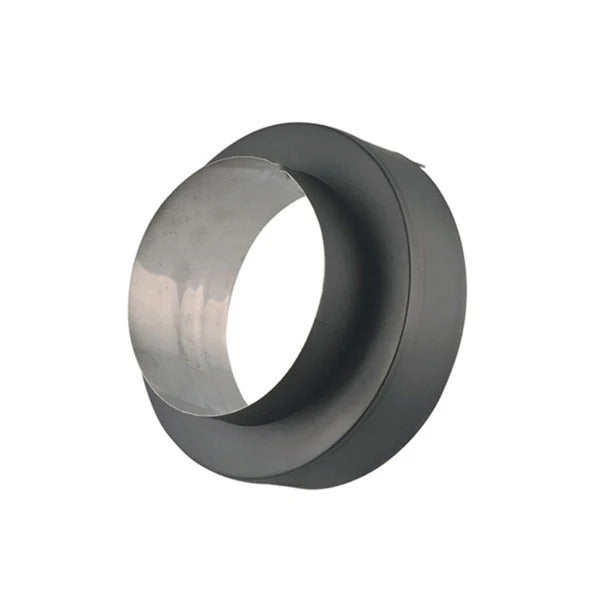 Olympia Chimney & Venting 7" Ventis Class-A All Fuel Chimney 316L Stainless Painted Black Female Universal Adaptor - VA-FUA07