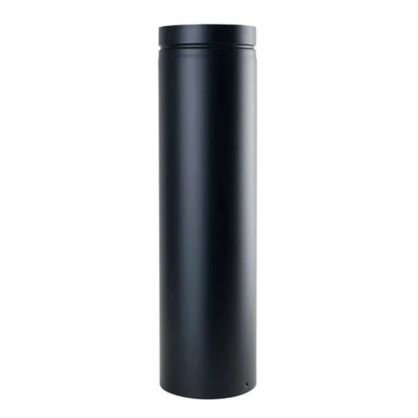 Olympia Chimney & Venting 4" x 9" Ventis Direct Vent Black Chimney Pipe-VDVB-0409