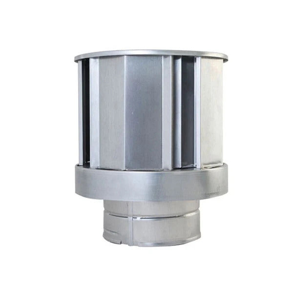 Olympia Chimney & Venting 5" Ventis Direct Vent 304L Stainless Steel Vertical High Wind Cap-VDV-VCH05