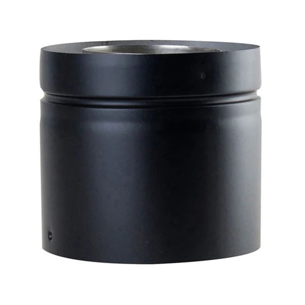 Olympia Chimney & Venting 4" Ventis Direct Vent Pipe Black Universal Appliance Adaptor-VDVB-UAA04