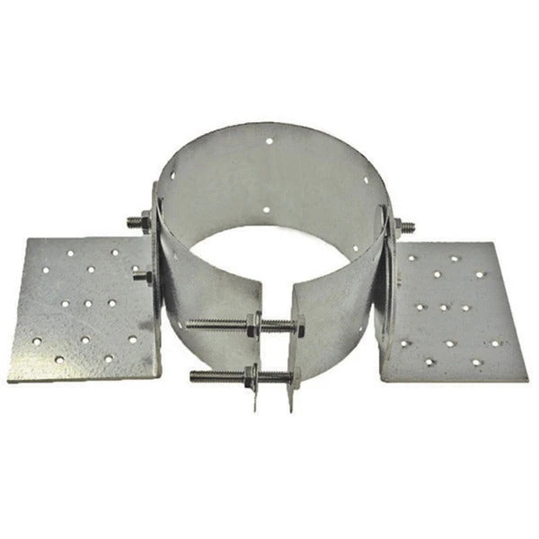 Olympia Chimney & Venting 3" Ventis PelletVent Pipe 304L Inner/Galvanized Outer Roof Support - VP-RS03