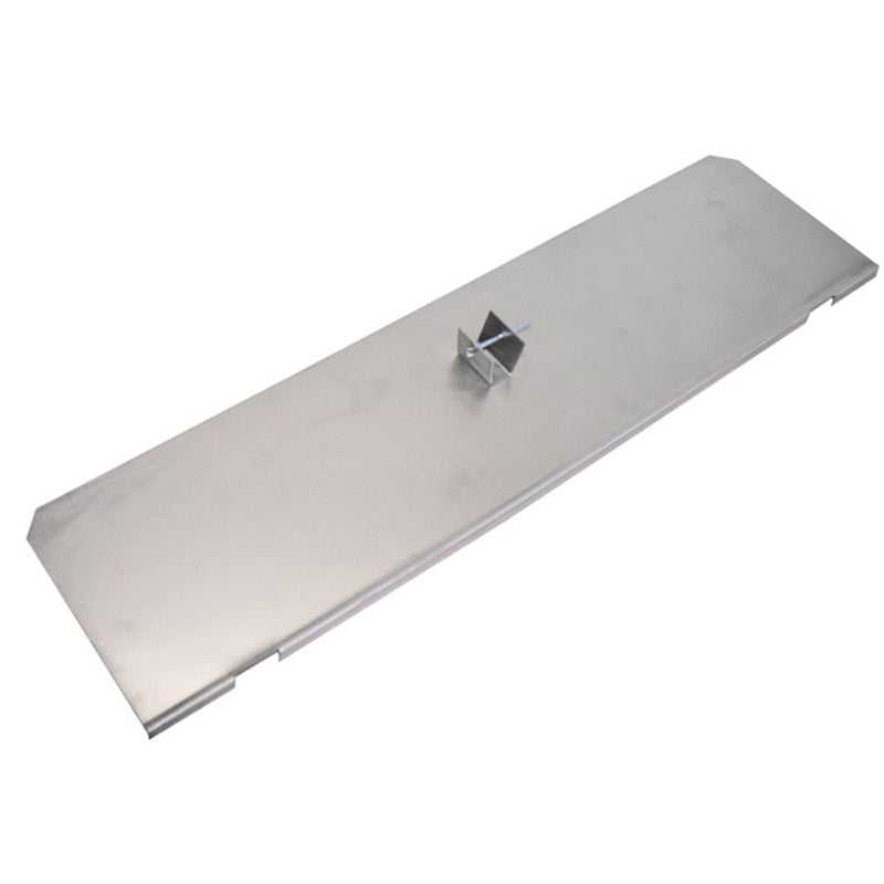 Olympia Chimney & Venting 30" x 5" 304-Alloy Stainless Center Handle Notched Replacement Damper Plate