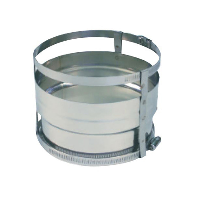 Olympia Chimney & Venting 4" Forever Flex 316Ti-Alloy Stainless Steel Light Flex Dripless Quick Connector - QCLF4