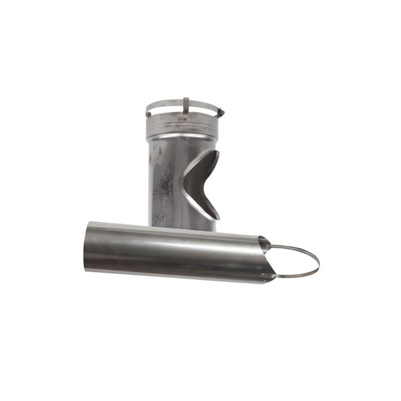 Olympia Chimney & Venting 5.5" HomeSaver Short Body Tee With 10" Take-Off and Attached Tee Cap