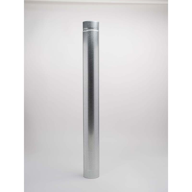 Olympia Chimney & Venting EZ Vent RDV36 4" x 36" Telescoping Pipe Section (2 pieces) Galvanized, Adjusts to 70"