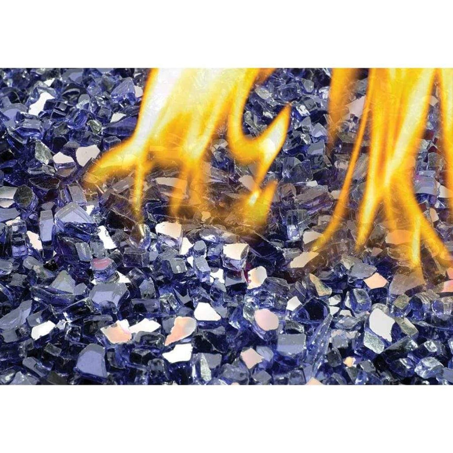 10 lb. Reflective Crushed Glass Ember Decorative Media Kit