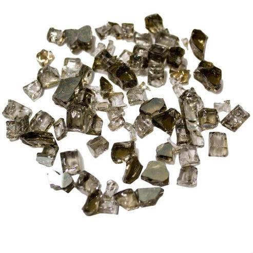 10 lbs. 1/4" Bronze Reflective Fire Glass Media