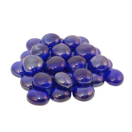10 lbs. 1/2" Sapphire Reflective Fire Glass Media