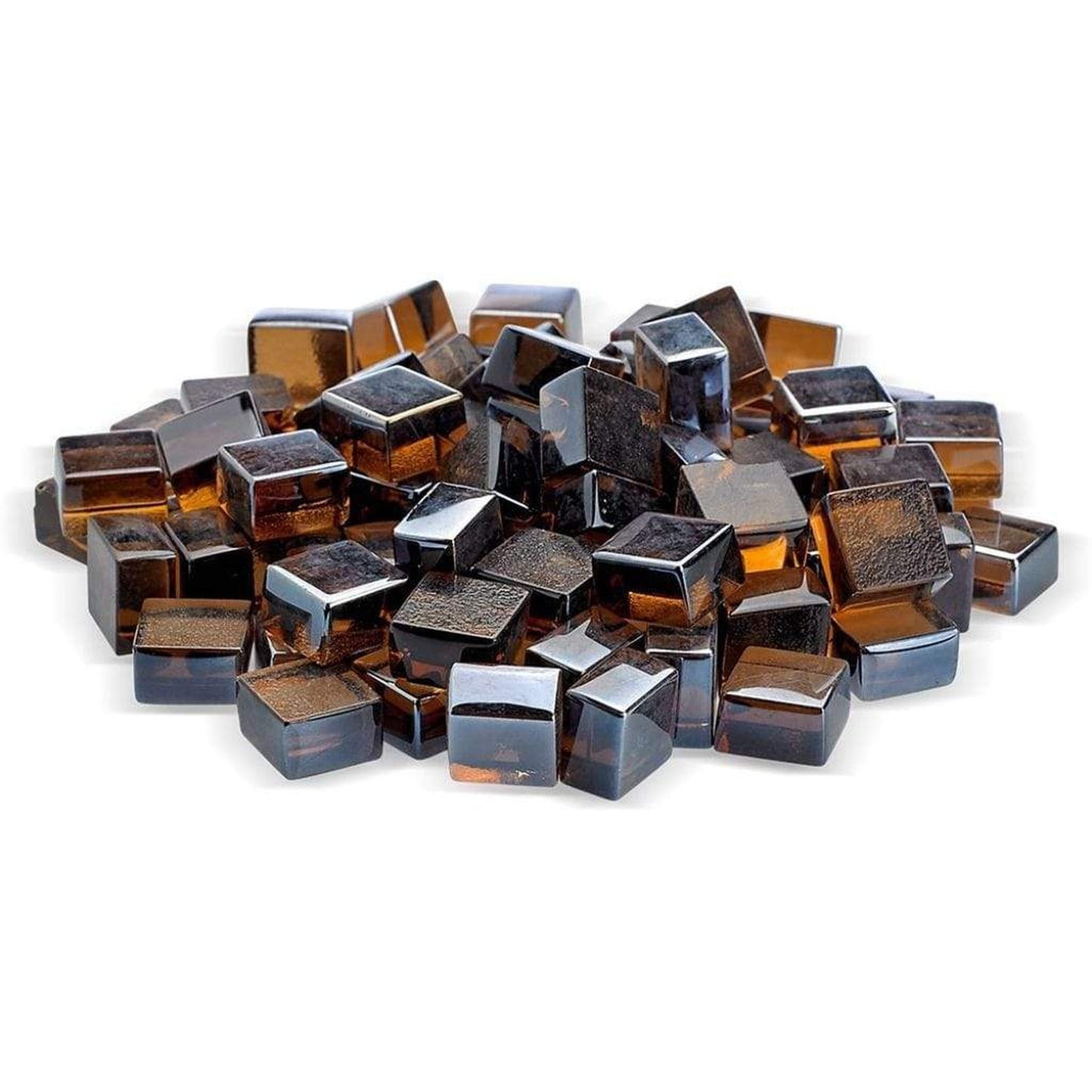 1/2" Copper Luster Fire Glass 2.0, 10 lb. in Bag