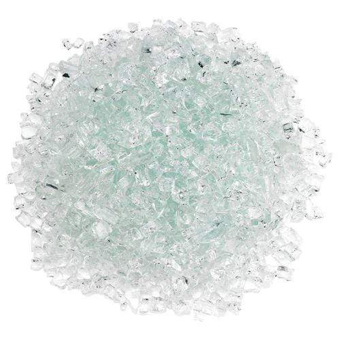 1/4" Clear Non-Reflective Fire Glass, 10 lb. in Jar