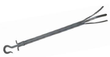 36” Textured Black Shepard’s Hook - Poker