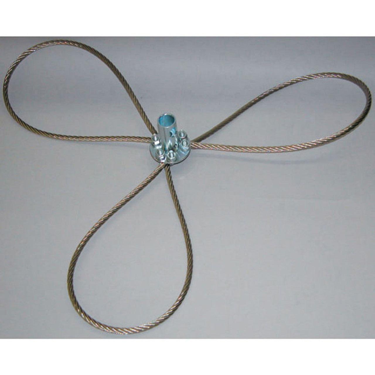 AW Perkins RoVac 7255 Wire Loop Rotary Chimney/Fireplace Cleaning Tool
