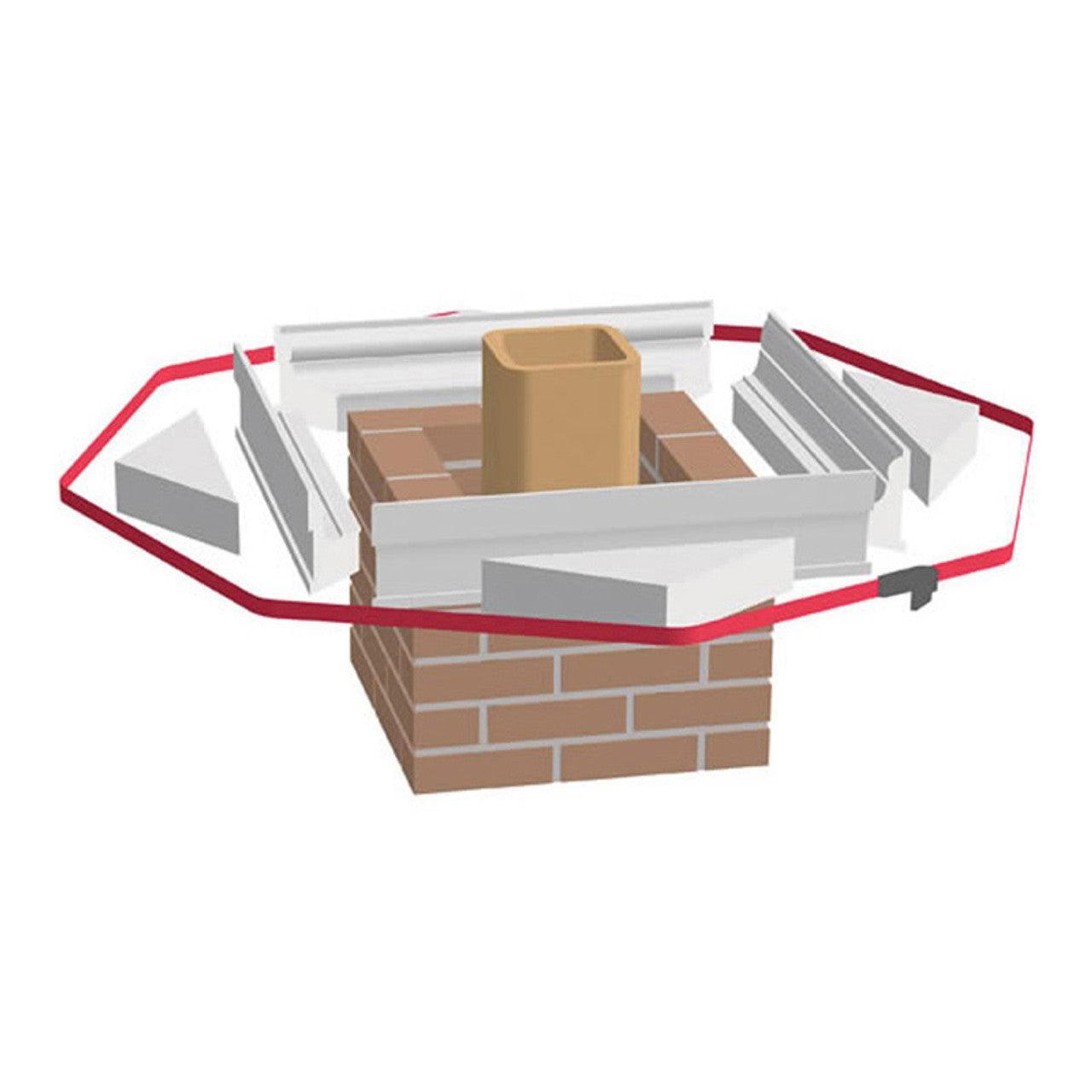 Ahrens 5' X 4" Victorian Crown Forms Kit - Box of 6