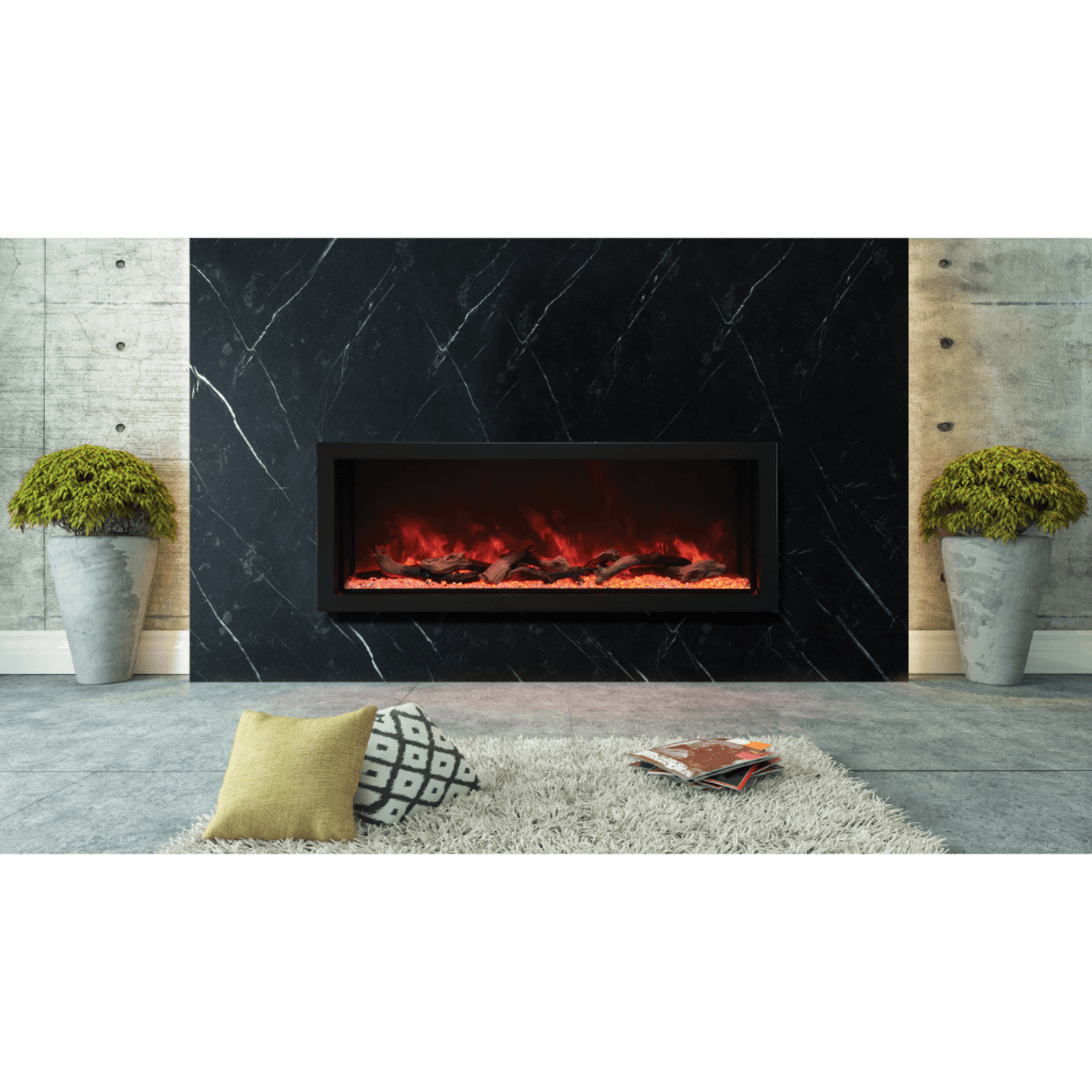 Amantii 40" Panorama Deep Extra Tall Electric Fireplace