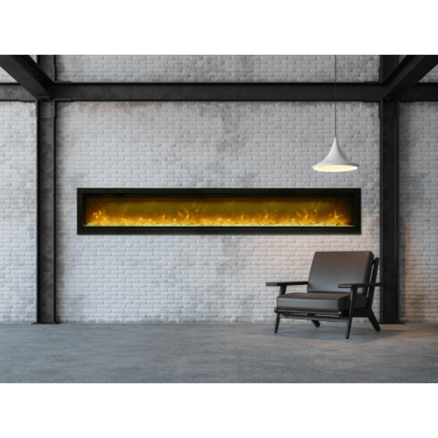 Amantii 50" Symmetry 3.0 Built-in Smart WiFi Electric Fireplace