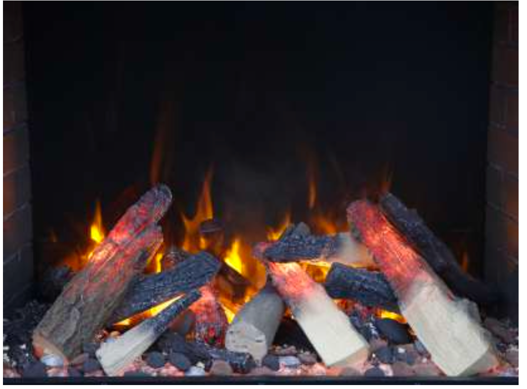 Amantii 6 Piece Fire logs With LED Lights inside