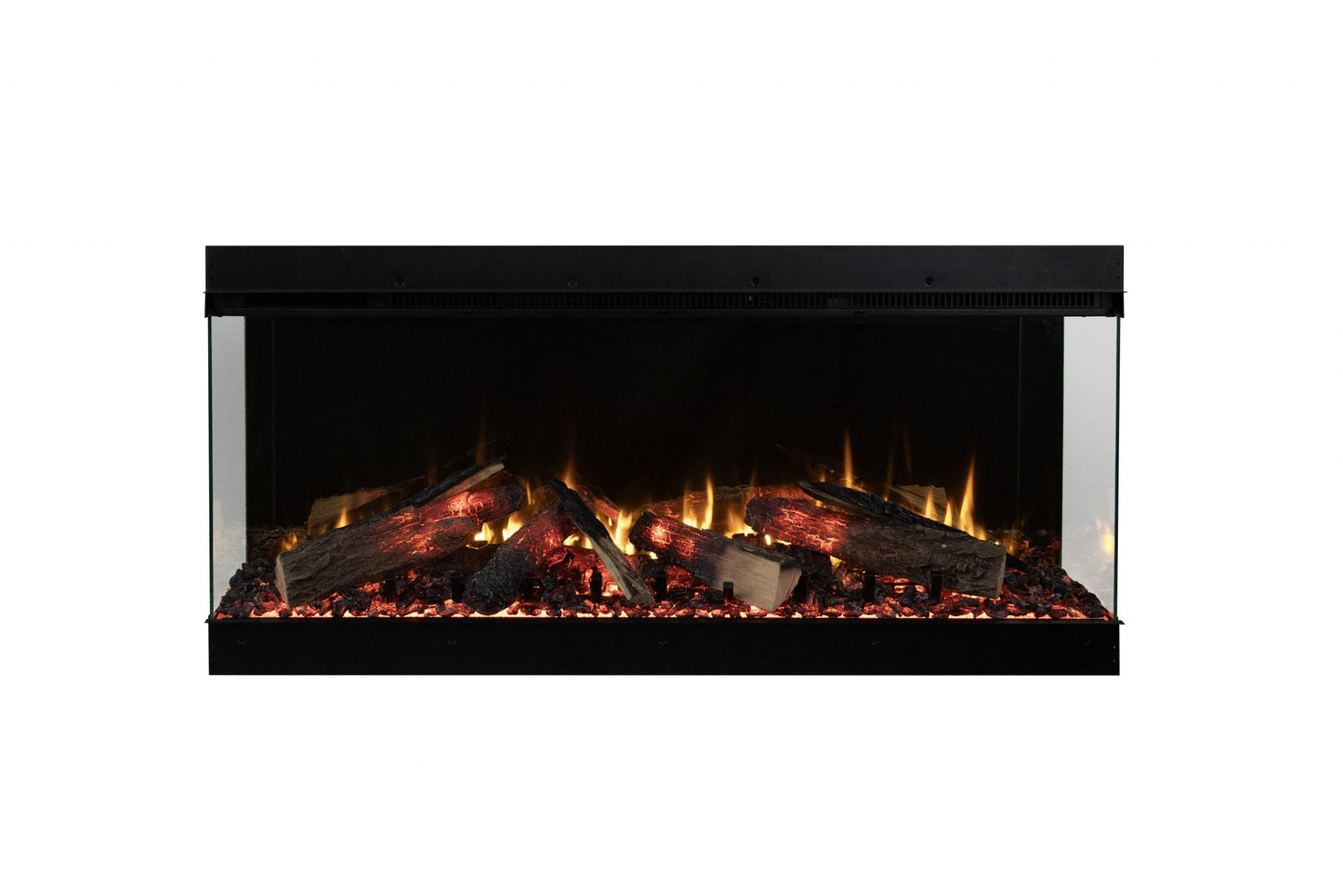 Amantii Fire & Ice LumaForest 48" 3-Sided WiFi-Enabled Built-in Electric Fireplace