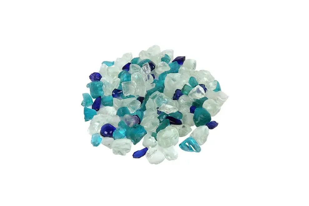 Amantii Ocean Blue Reflective Fireglass - 5lbs