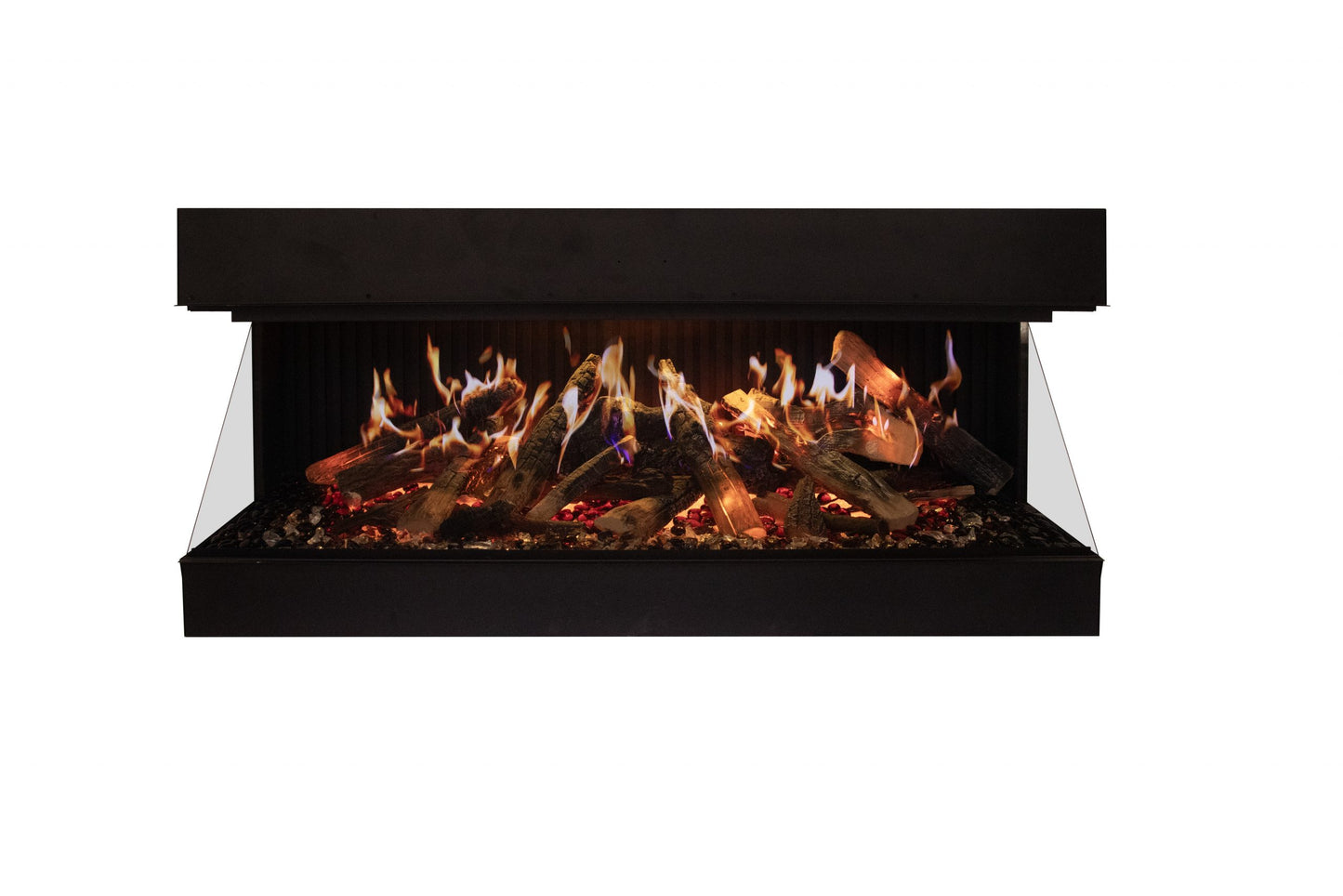 Amantii Signature MultiView Holo 75" 3-Sided Indoor Electric Fireplace