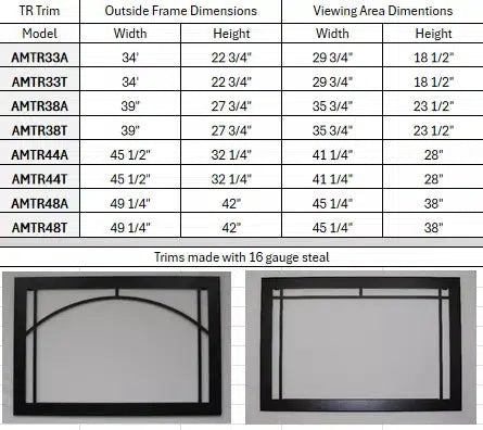 Amantii Square Trim for TRD-48