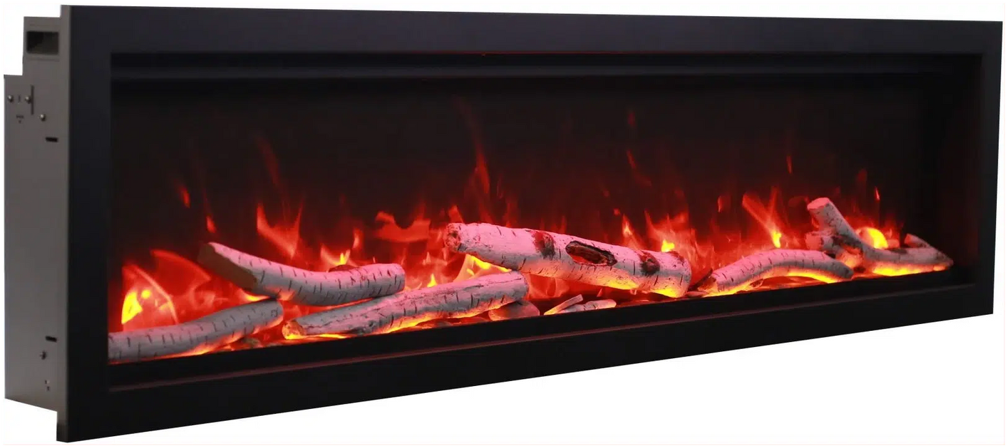 Amantii Symmetry Bespoke 42" Indoor / Outdoor Built-in Clean Face Smart Electric Fireplace