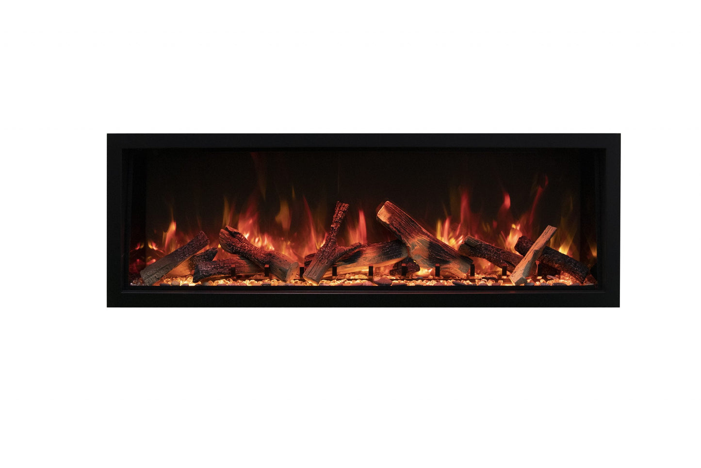 Amantii Symmetry Extra Tall 34" Indoor / Outdoor Built-in Smart WiFi Electric Fireplace