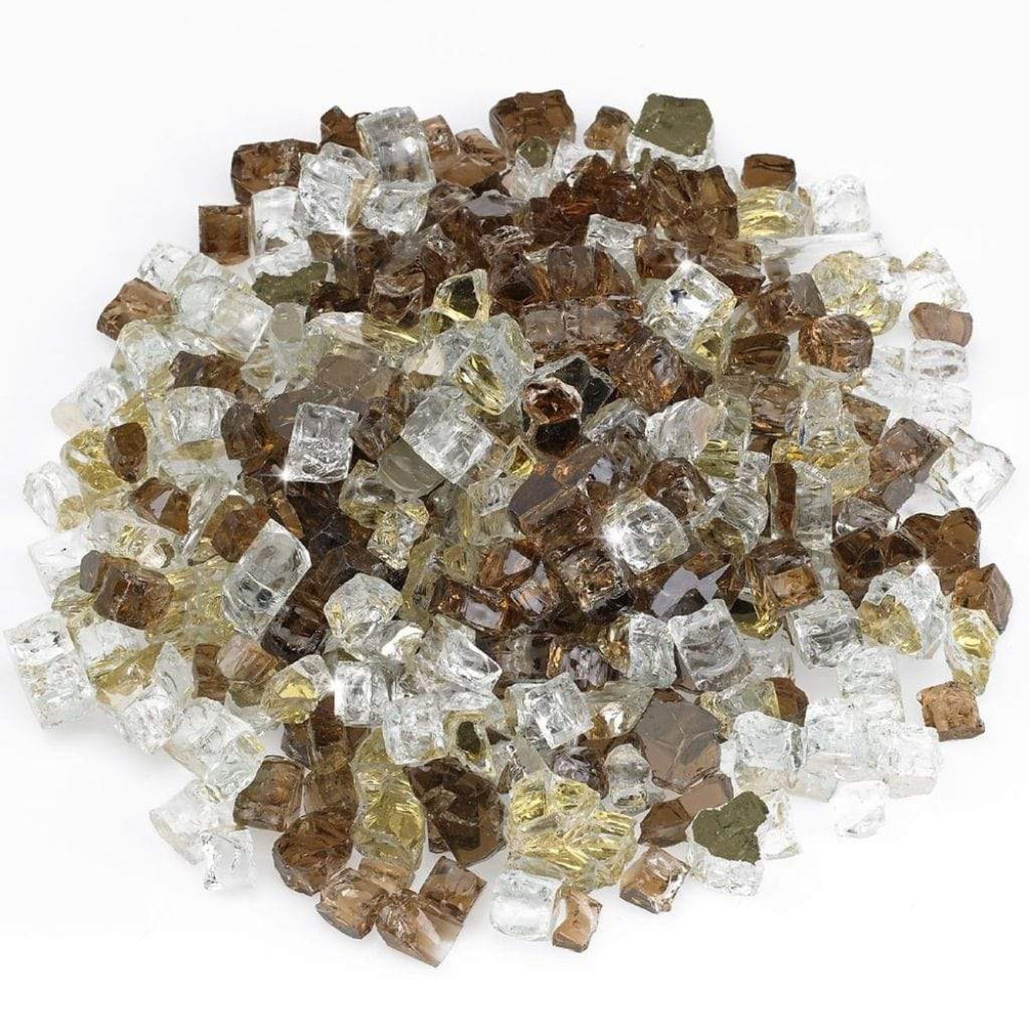 American Fireglass 1/2" Zion Reflective Pre-Mixed Fire Glass