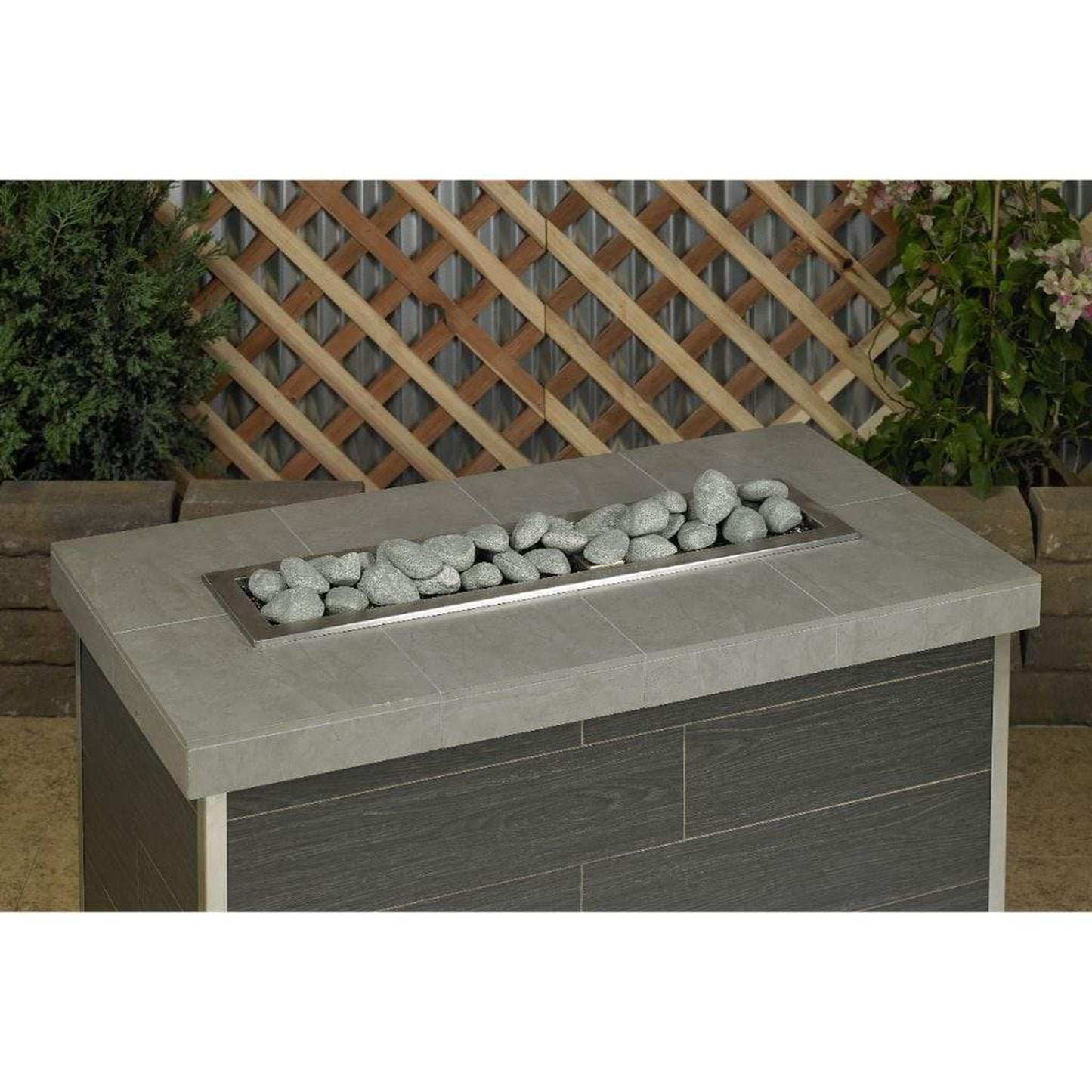 American Fireglass Cape Gray Lite Stones Set - 15 Stone Set