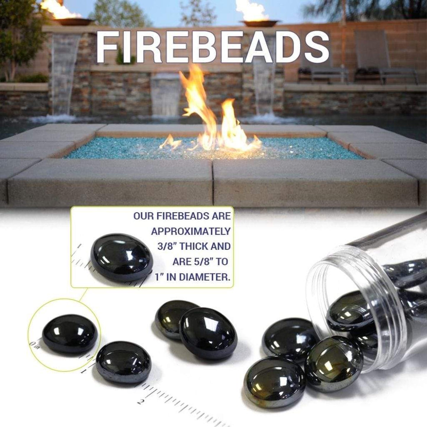 American Fireglass Twilight Luster Fire Beads