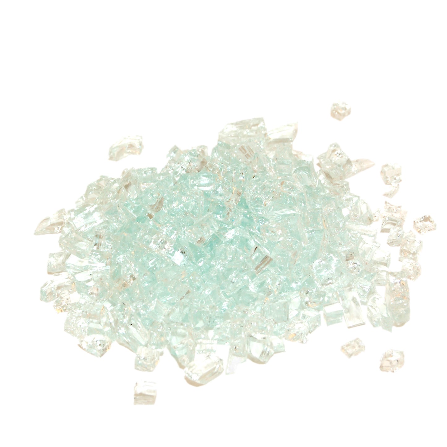 American Fyre Designs 10 Lbs. Clear Non-Reflective Fire Glass Media