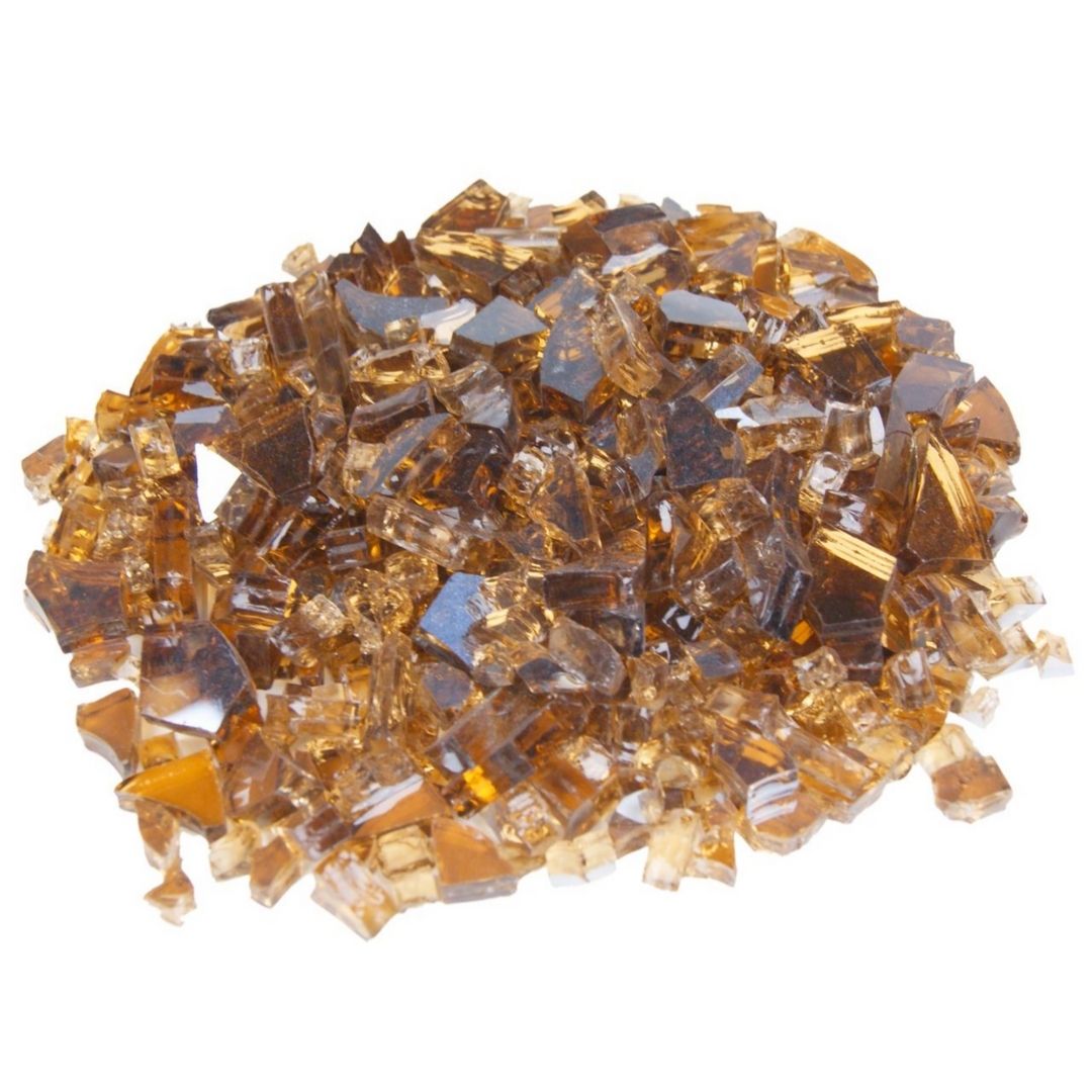 American Fyre Designs 10 Lbs. Copper Reflective Fire Glass Media