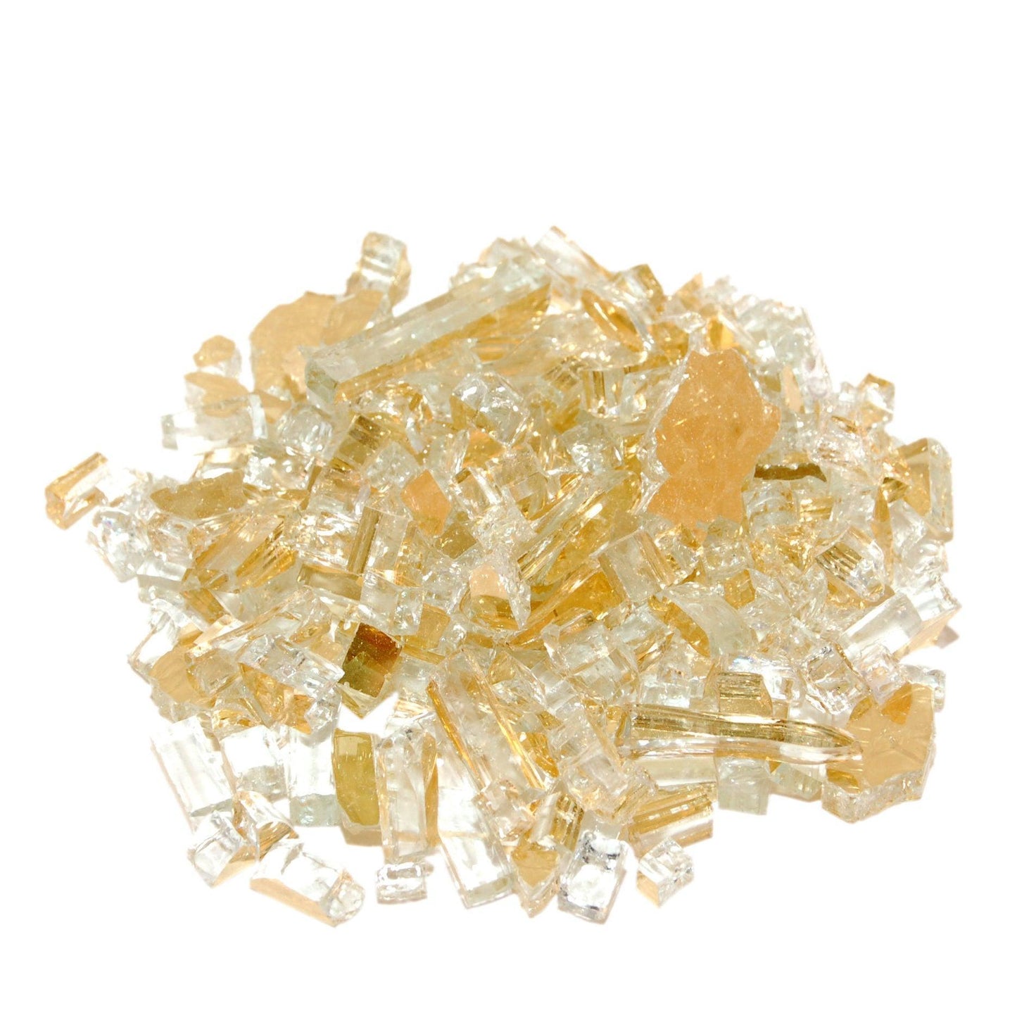 American Fyre Designs 10 Lbs. Gold Reflective Fire Glass Media