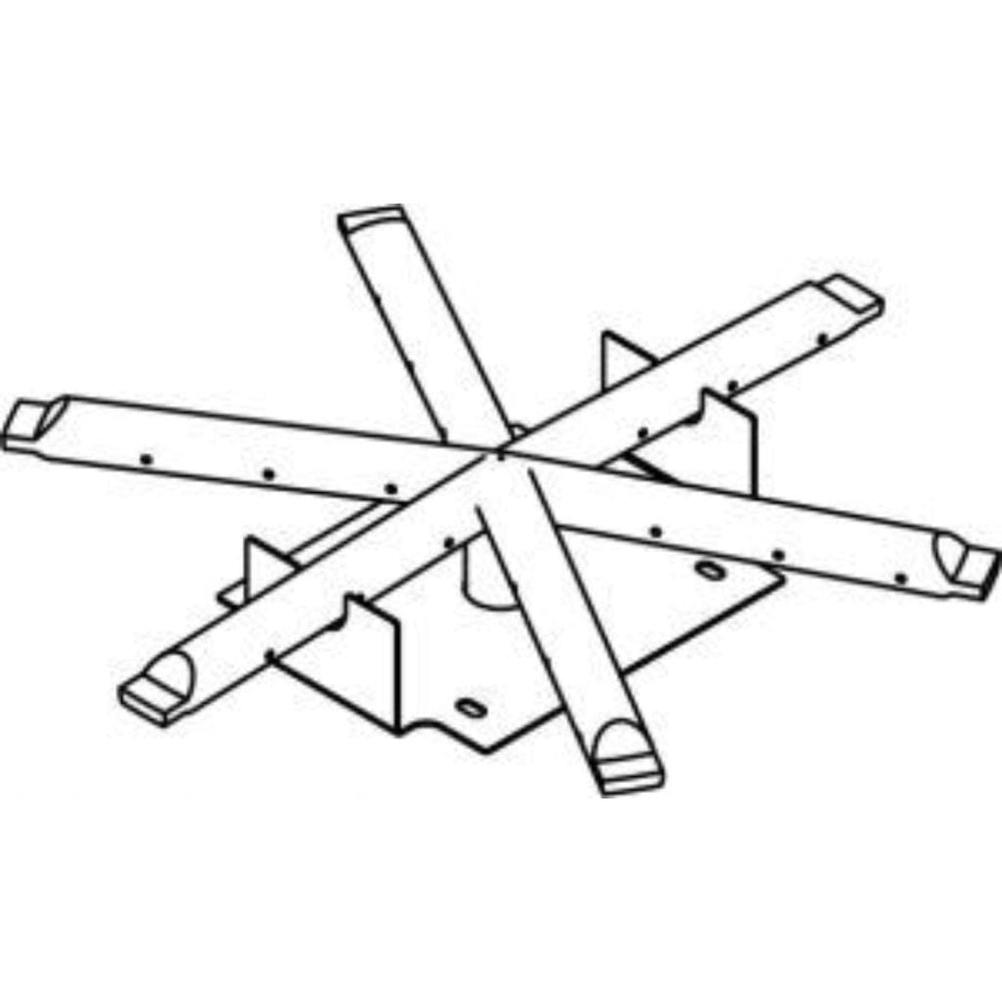 American Fyre Designs 12" Star Burner Without Valve