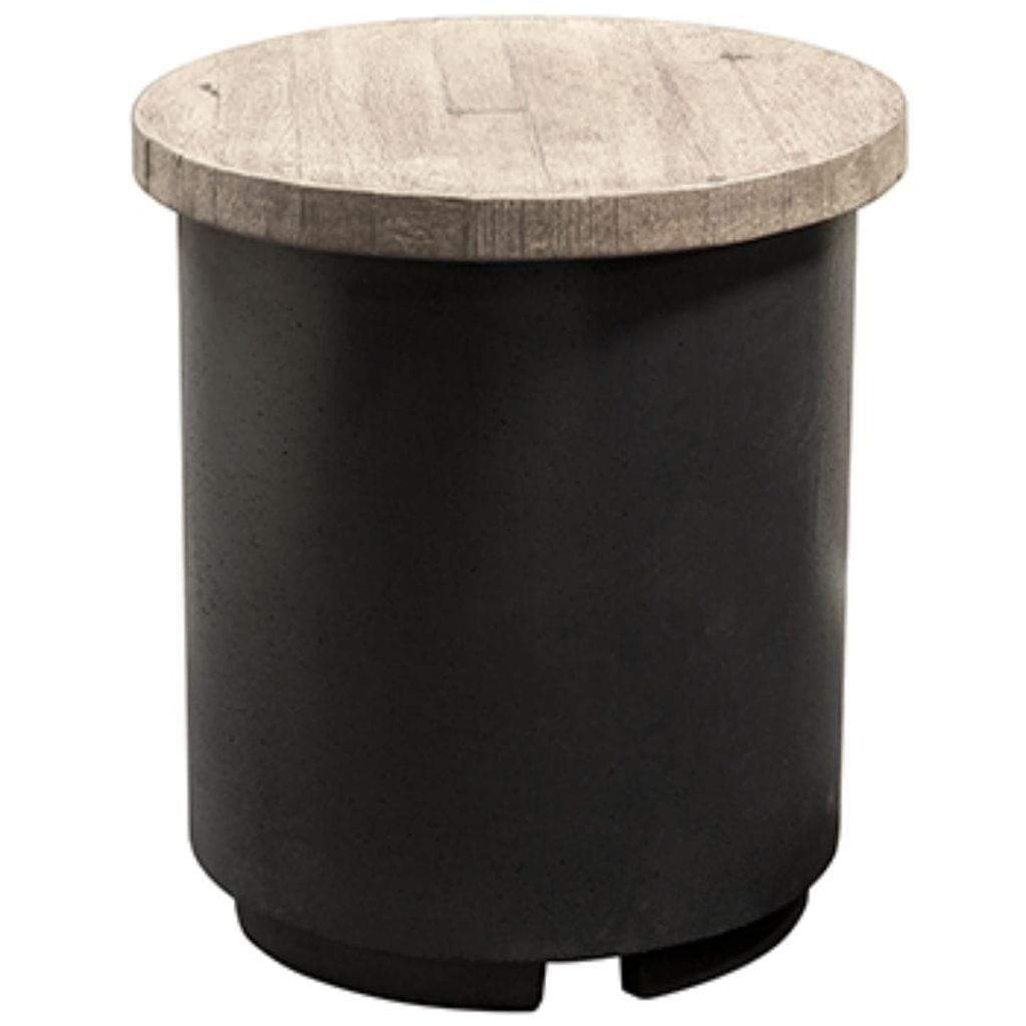 American Fyre Designs 17" Reclaimed Wood Contempo Tank/End Table