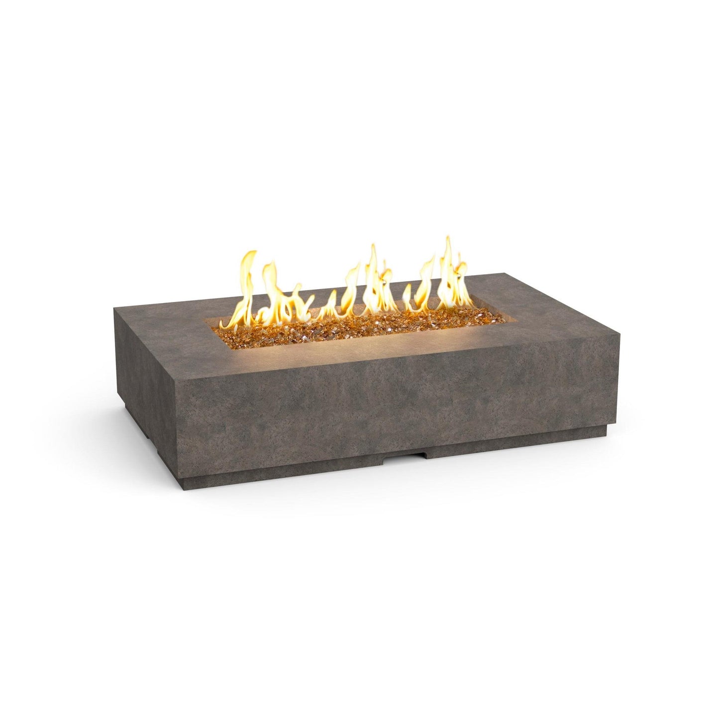 American Fyre Designs Legend 60" Dark Basalt Natural Gas Firetable with Manual Flame Sensing Control