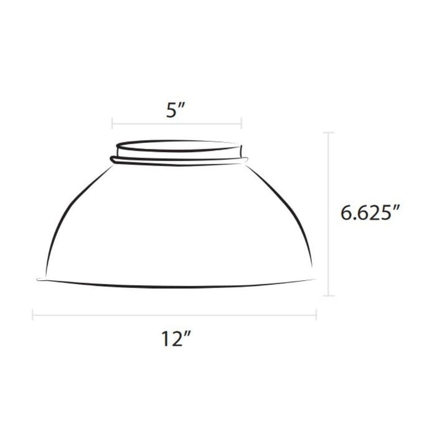 American Gas Lamp Works 12" D9A Natural Spun Aluminum Dome for Victorian Lamp