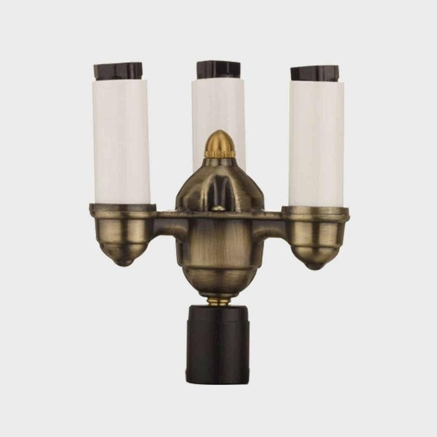 American Gas Lamp Works ETUS Electric Triple Upright Candelabra Base