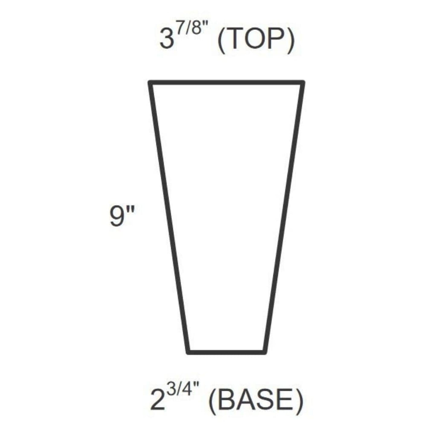American Gas Lamp Works G9B Beveled Tempered Glass Panes for 6-Sided Residential Lamps