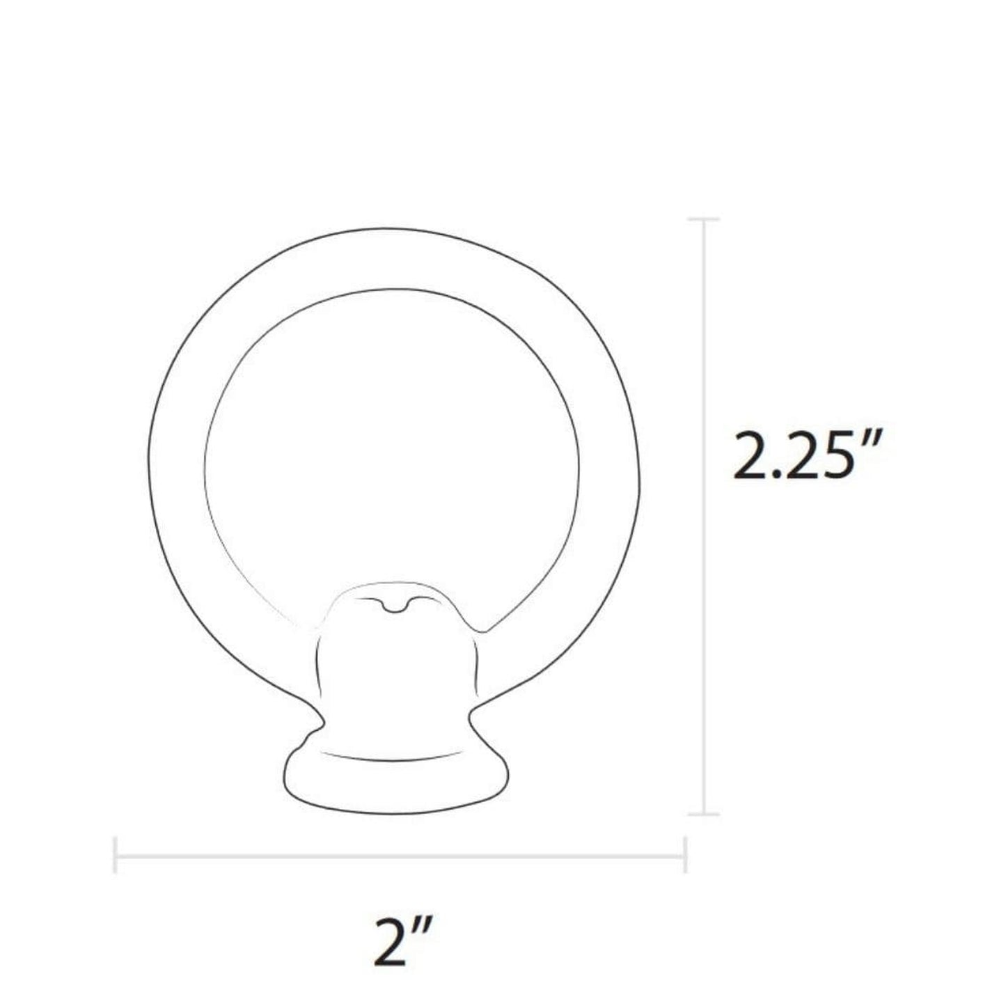 American Gas Lamp Works Loop Lamp Finial