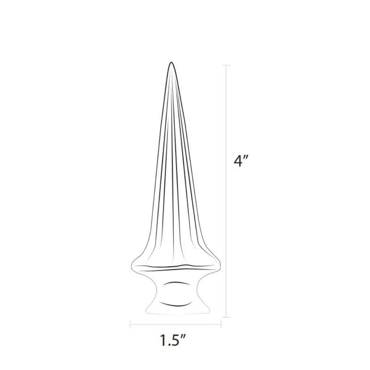American Gas Lamp Works Spike Lamp Finial