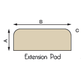 American Panel Ember Defender 18" x 48" Extension Textured Black Type 1 Steel Hearth Pad