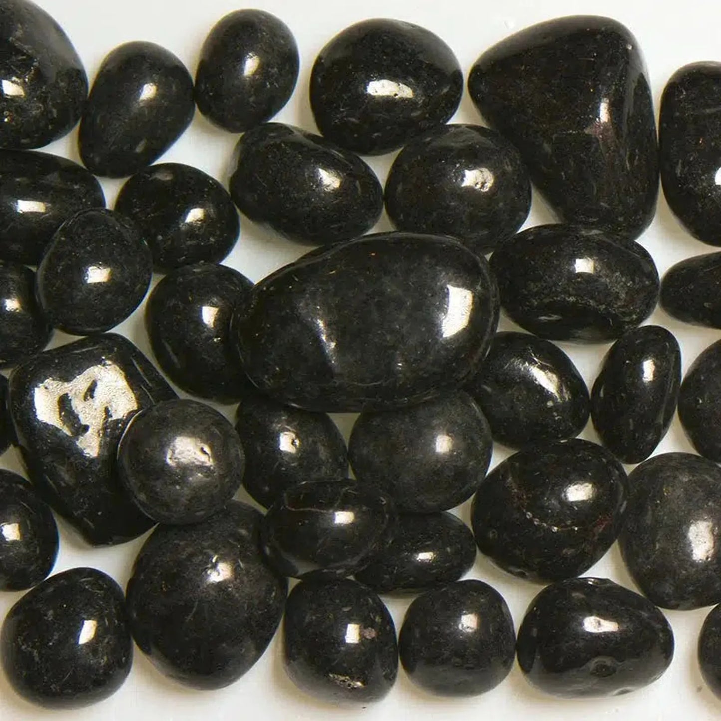American Specialty Glass Black Licorice Size 3 Jelly Bean Glass - 1 Lb