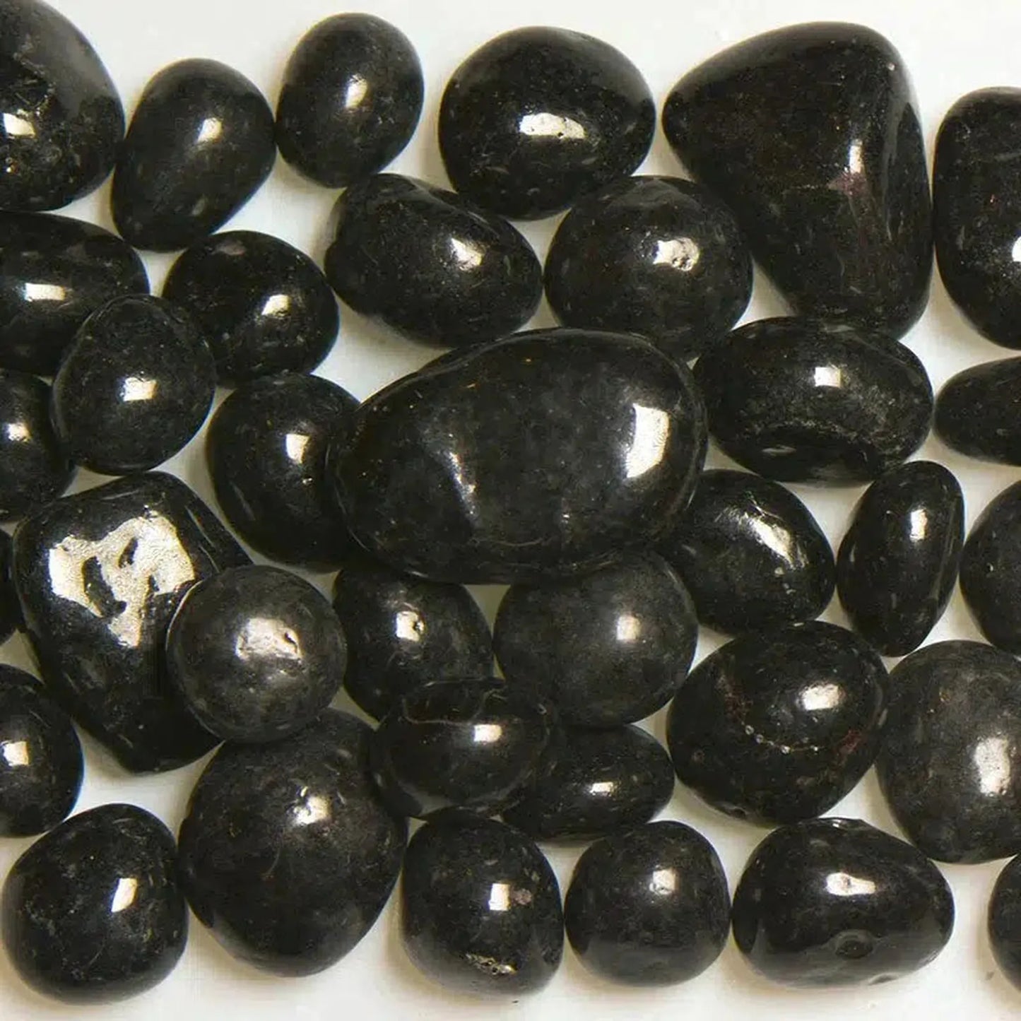 American Specialty Glass Black Licorice Size 3 Jelly Bean Glass - 22 Lbs