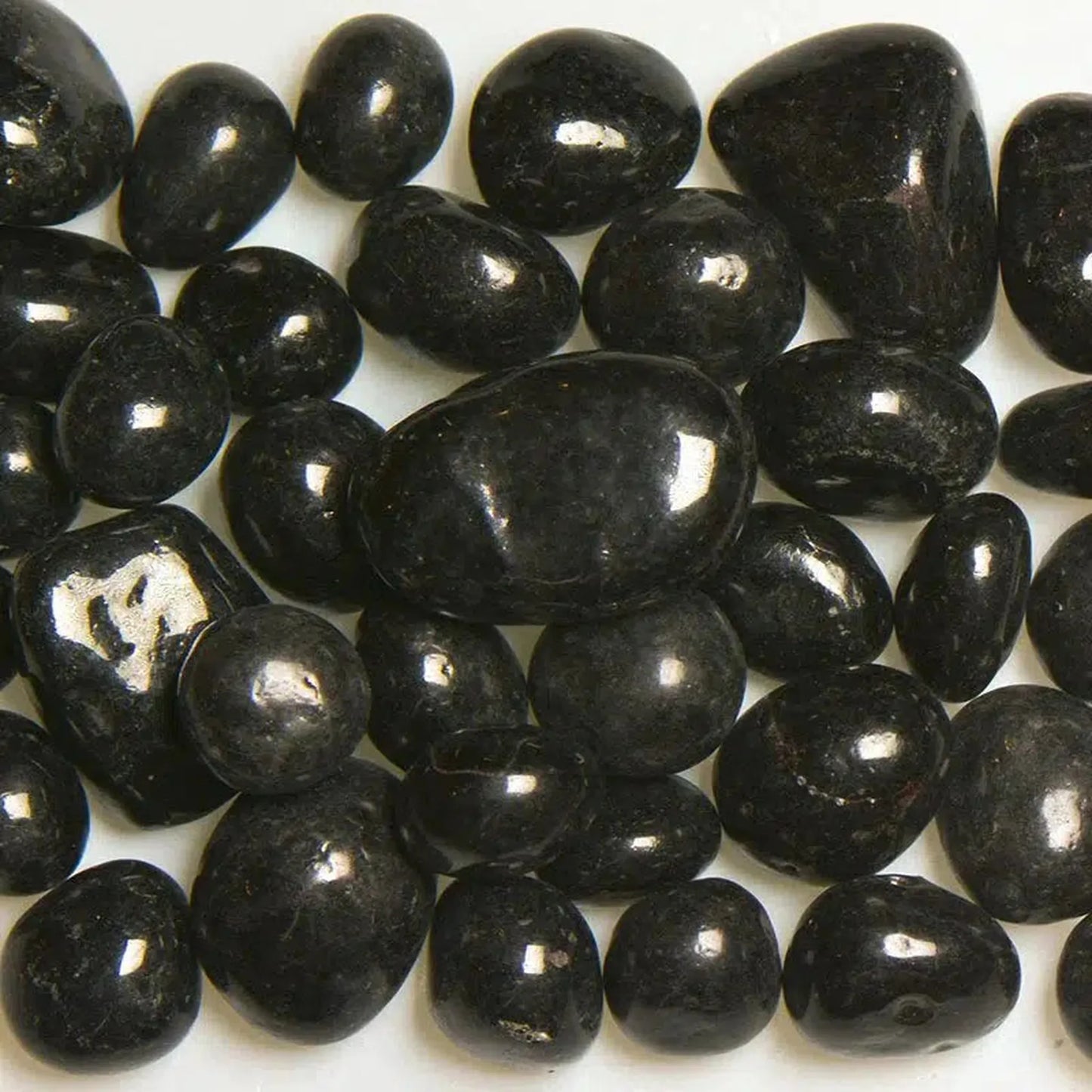American Specialty Glass Black Licorice Size 3 Jelly Bean Glass - 5 Lbs