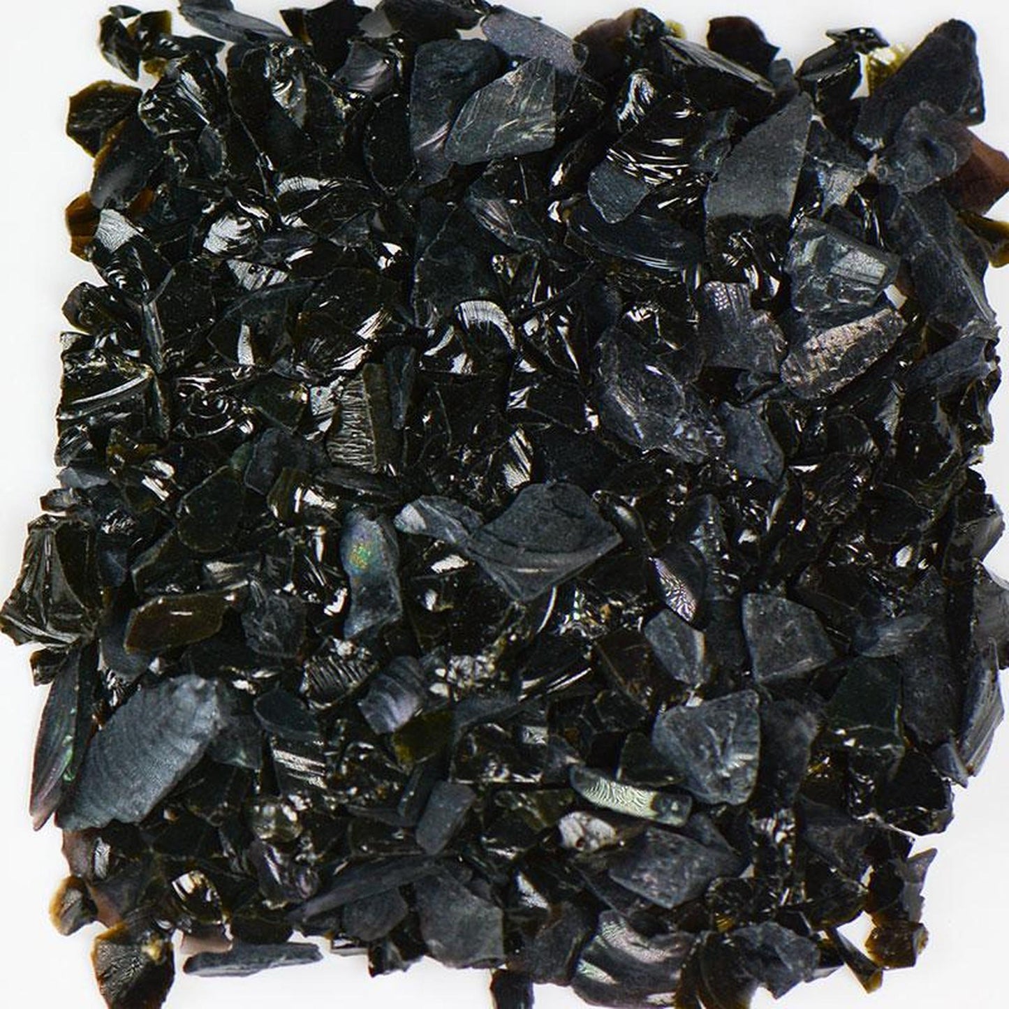 American Specialty Glass Black Size 1 Terrazzo Glass - 10 Lbs