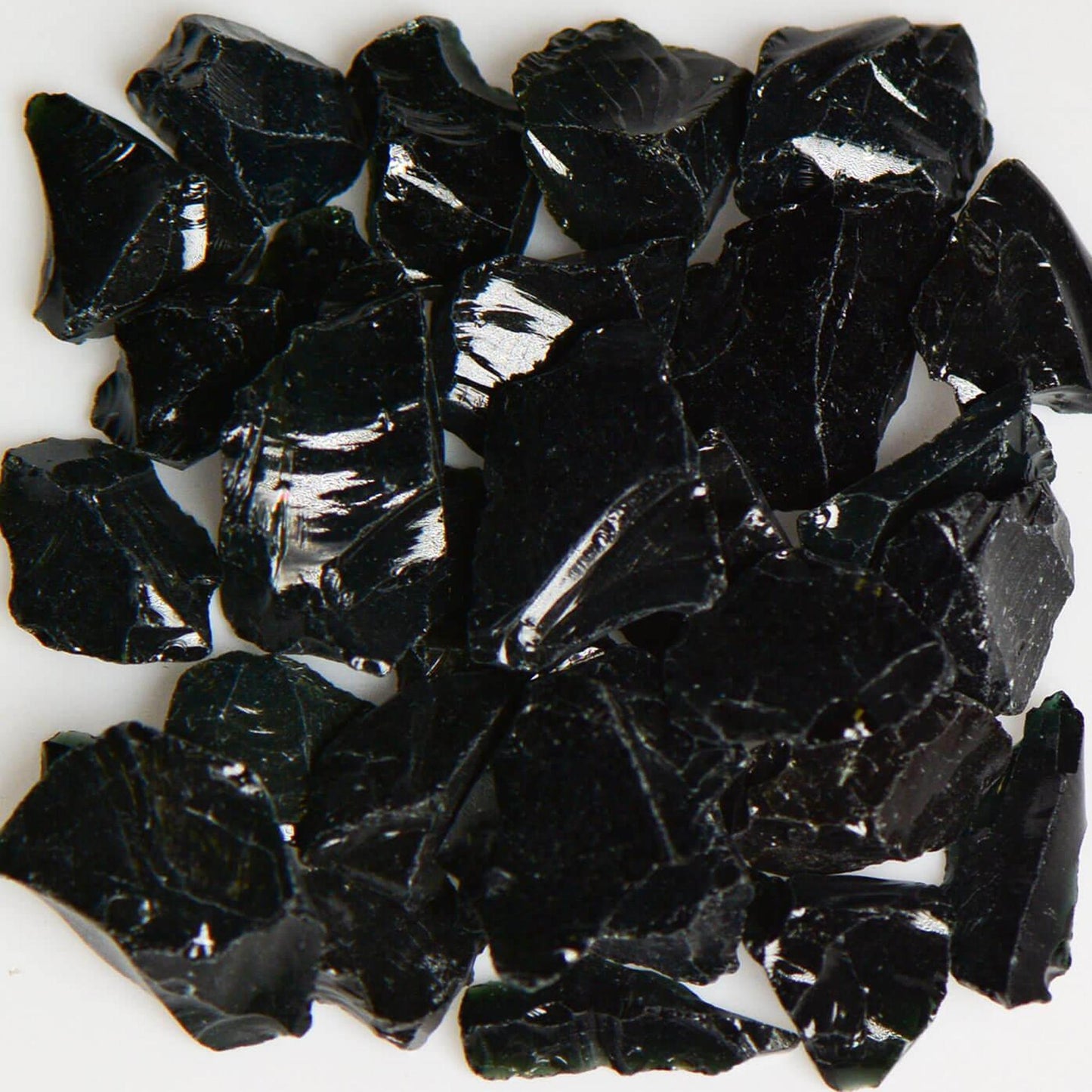 American Specialty Glass Black Size 3 Terrazzo Glass - 10 Lbs