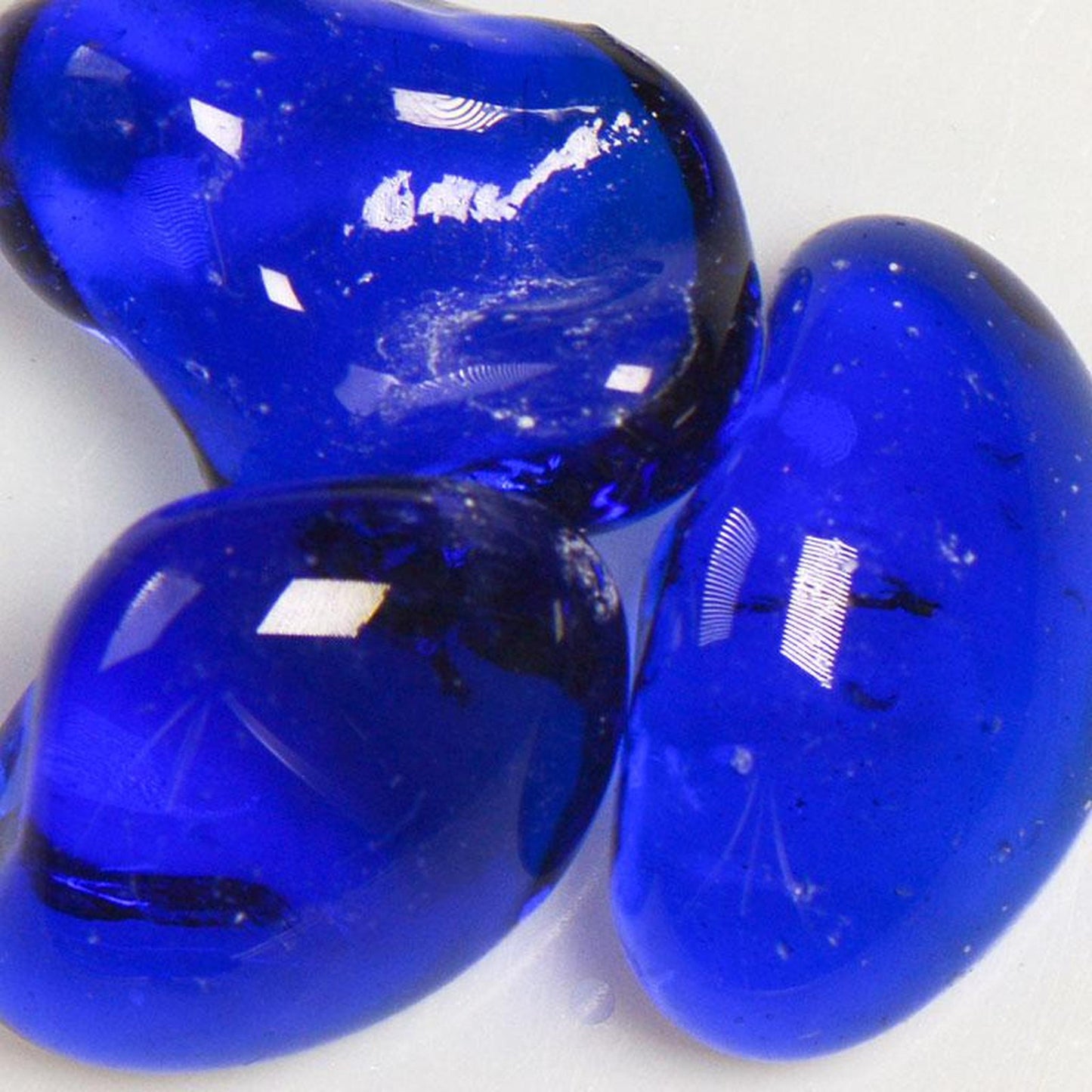 American Specialty Glass Blueberry Medium Size Jelly Bean Glass - 10 Lbs